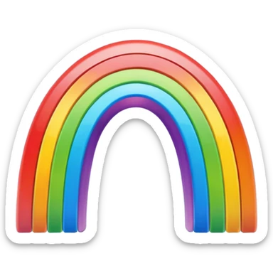 Rainbow sticker