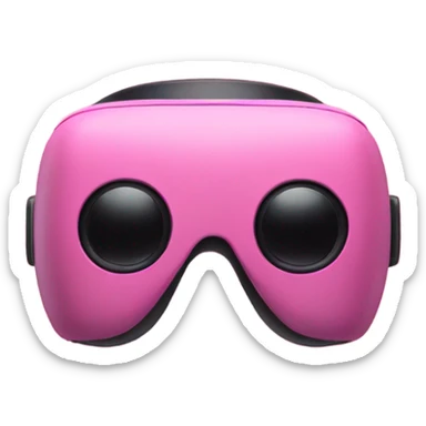 pink vr headset no head sticker