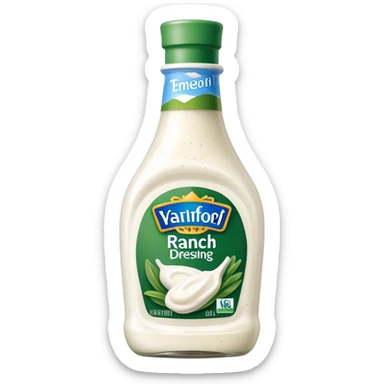 hidden valley ranch sticker