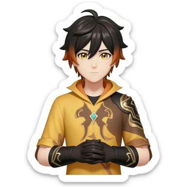 Zhongli aka Morax sticker