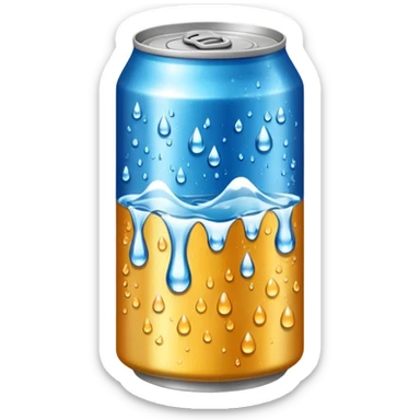 can of soda sticker