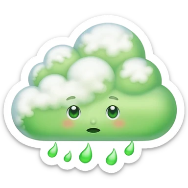 fart green sticker