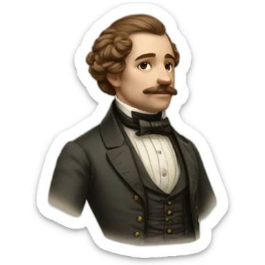 Victorian era sticker