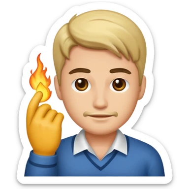 handsome hot husband sticker