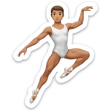 male.ballet dancer sticker