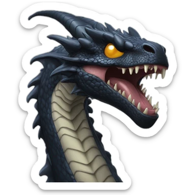 venom symbiot dragon sticker