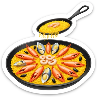 Tiburón paella sticker