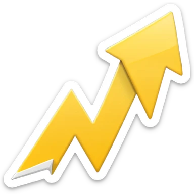 Prompt 11: "You can’t control the economy…"
Graphic: 📉 Downward chart icon (white line, yellow arrow).
Animation: Line graph drops sharply.
Background: Transparent.
 sticker