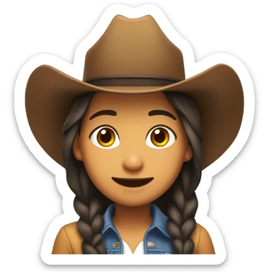 Olivia Rodrigo with a cowboy hat sticker