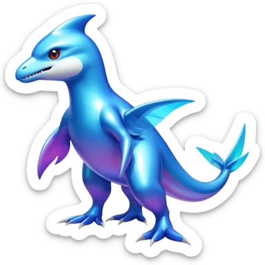 Shiny Koraidon-Latios-Salander-Fakémon-hybrid-creature (full body)  sticker