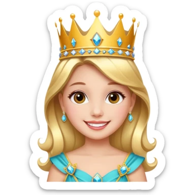 My daughter, the miss  pageant butterfly winner ￼￼ sticker