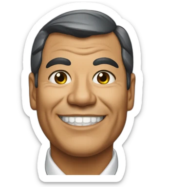 Rafael correa sticker