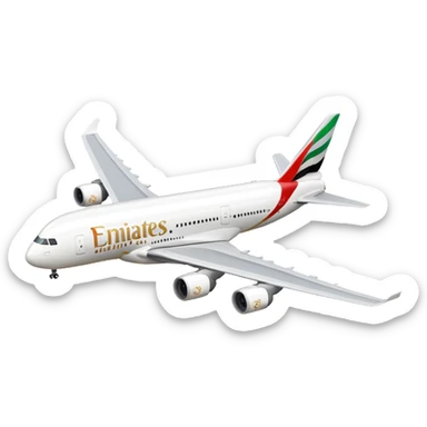 emirates plane emoji sticker