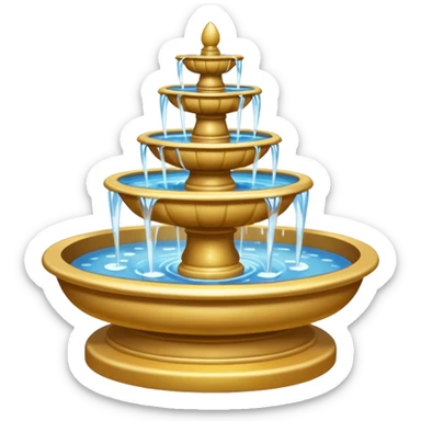 Garden water pouring object sticker