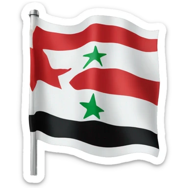 Free Syria flag  sticker