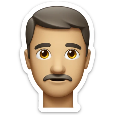 Suspicious 0.5 face sticker