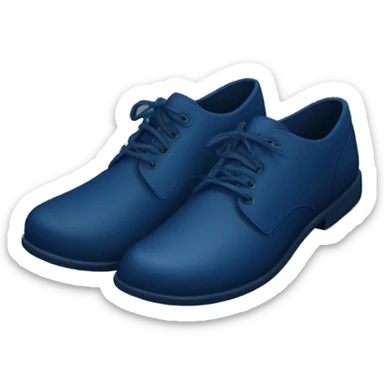 dark blue men's shoes sticker