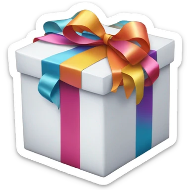 Present box sticker