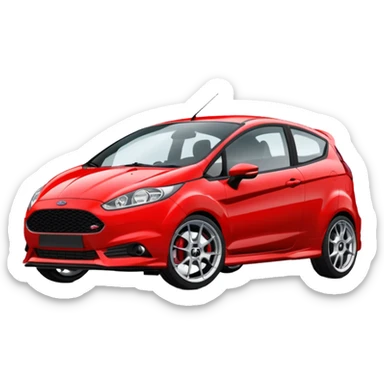 Ford fiesta mk6 st150 red sticker
