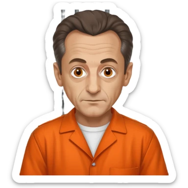 Nicolas sarkozy en prison  sticker