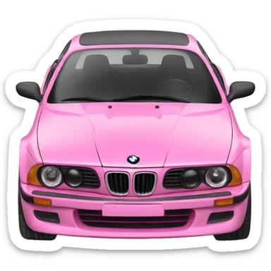 bmw pink sticker