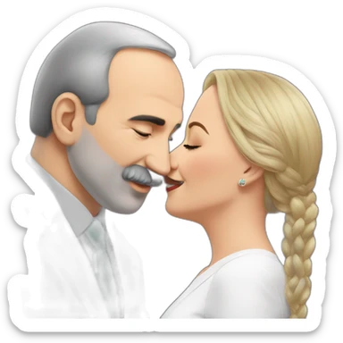 pashinyan kiss lukashenko sticker