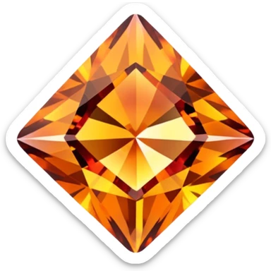 A mystic fire topaz natural cut sticker