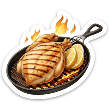 one Grilled Chicken breast sticker