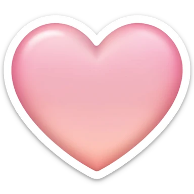 Cœur pastel sticker