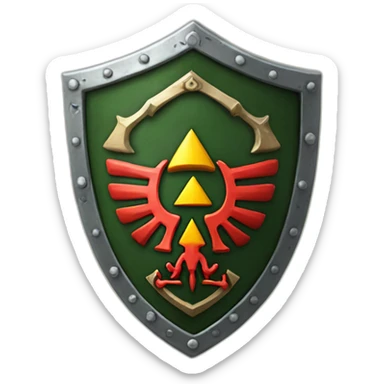 Hylian shield sticker