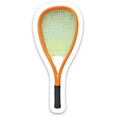 Squash racket sticker