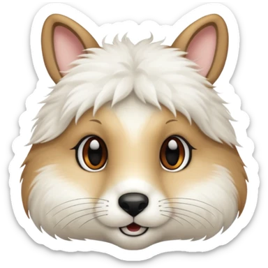 Danish doe wisk sticker