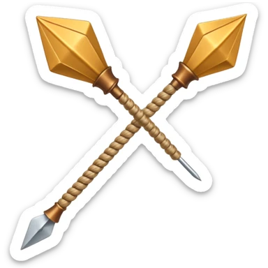 Rope Dart – Long rope with metal dart tied at the end.
 sticker