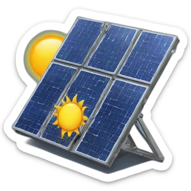 solar panels sticker
