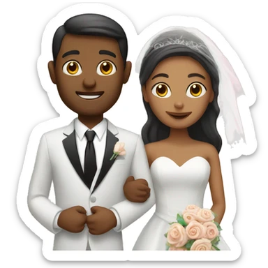 wedding sticker