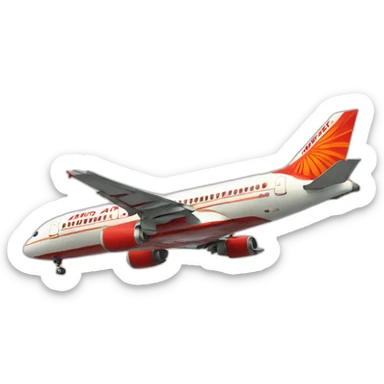Air India airlines sticker