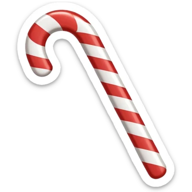 candy cane check mark sticker