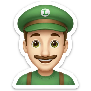 luigi sticker