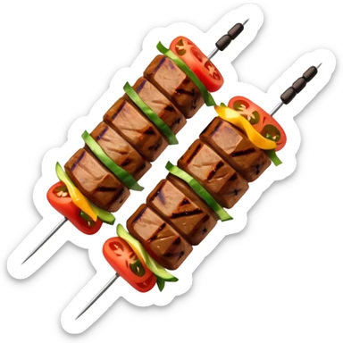 beef kebab sticker
