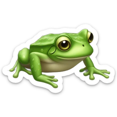 Grenouille choqué sticker