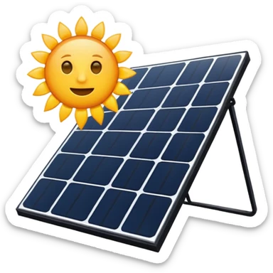 solar panel sticker