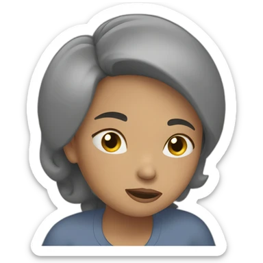 Mother tired sticker