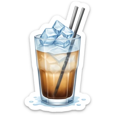 Cafe con hielo sticker