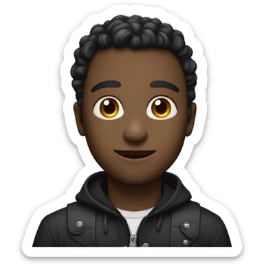 Love with love, fair guy , dark lady sticker