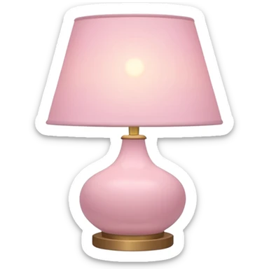 Lâmpada pastel pink sticker