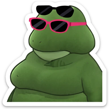 Fat Mia rucker sticker