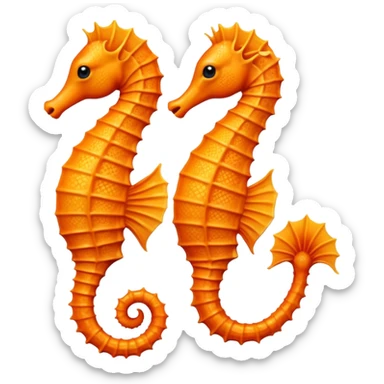 The seahorse emoji sticker