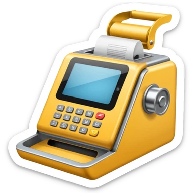 Máquina de passar cartão de crédito  sticker