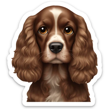 cocker spaniel  sticker