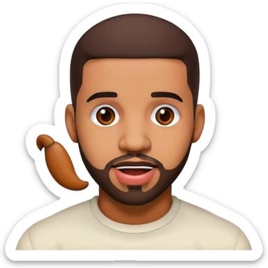 drake being a silly goose sticker